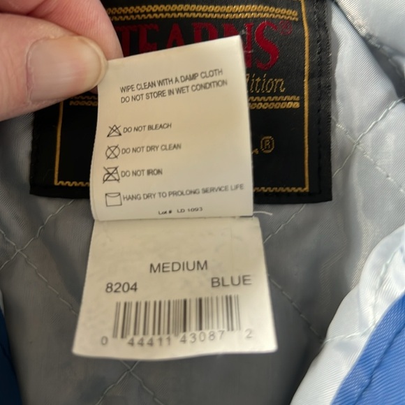 Vintage Stearns Dry Wear Mens Wateeprrof Rain Coat Jacket Blue Size Medium - Picture 9 of 15